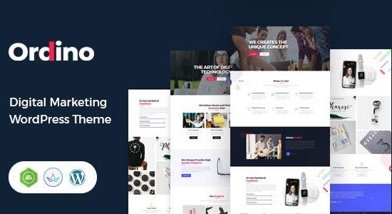 Ordino - Chủ đề WordPress tiếp thị kỹ thuật số