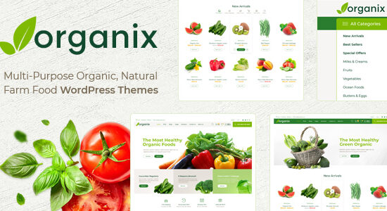 Organix - Chủ đề WordPress WooC Commerce thực phẩm hữu cơ