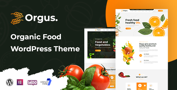 Orgus - Chủ đề WordPress WooC Commerce thực phẩm hữu cơ