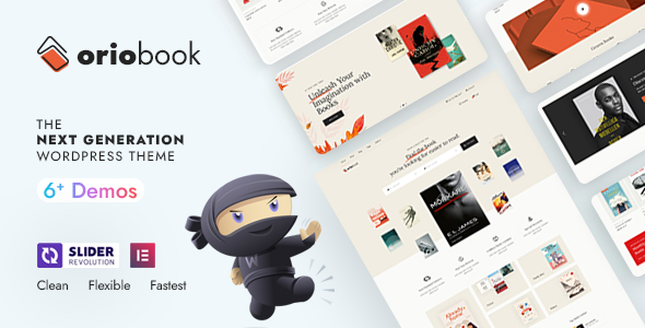 Oriobook – Cửa hàng sách WooC Commerce WordPress Theme