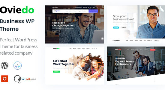 Oviedo- Chủ đề WordPress kinh doanh đa năng