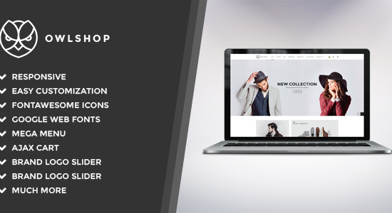 Owlshop - Chủ đề WordPress thương mại điện tử tối giản