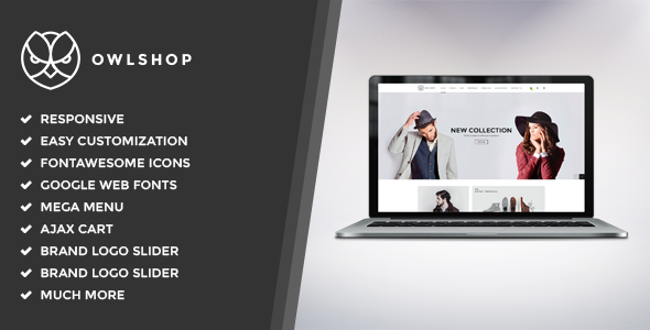 Owlshop - Chủ đề WordPress thương mại điện tử tối giản