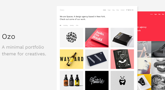 Ozo - Chủ đề WordPress danh mục đầu tư tối thiểu