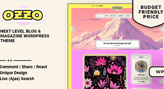 Ozzo - Chủ đề WordPress cho Blog & Tạp chí Cá nhân