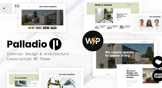 Palladio | Chủ đề WordPress Thiết kế & Kiến trúc Nội thất