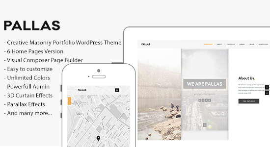 Pallas - Chủ đề WordPress đa mục đích sáng tạo