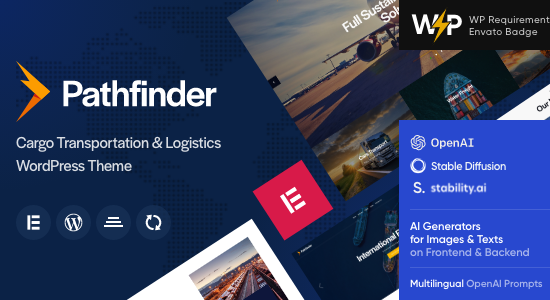 Pathfinder - Chủ đề WordPress Vận tải & Hậu cần