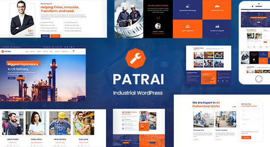 Patrai Industry - Chủ đề WordPress công nghiệp