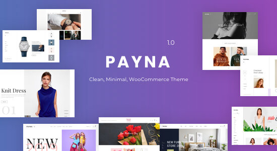 Payna - Chủ đề WooC Commerce tối giản