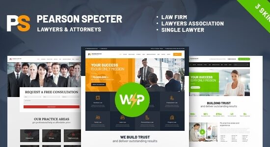 Pearson Spectre | Chủ đề WordPress Luật sư & Luật sư