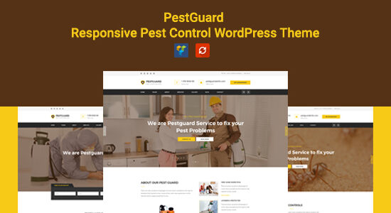 PestGuard - Chủ đề WordPress kiểm soát dịch hại đáp ứng