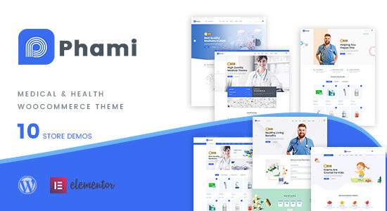 Phami – Chủ đề WordPress WooC Commerce về Y tế & Sức khỏe