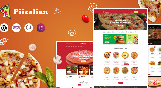 Piizalian - Chủ đề WordPress nhà hàng thức ăn nhanh