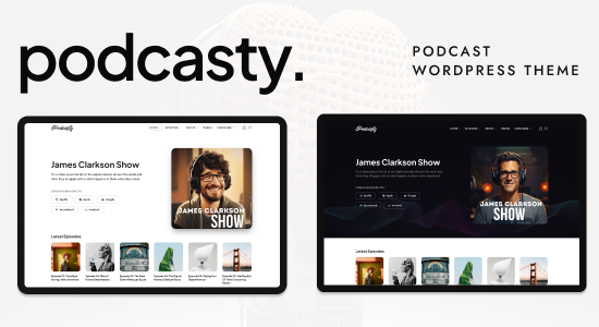 Podcasty - Chủ đề Podcast WordPress