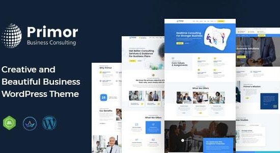 Primor - Chủ đề WordPress tư vấn kinh doanh