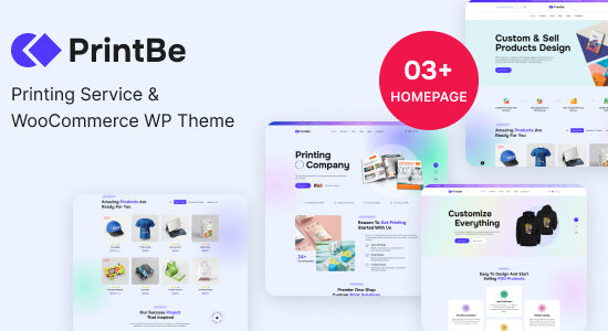 PrintBe - Dịch vụ in ấn & Theme WP WooC Commerce