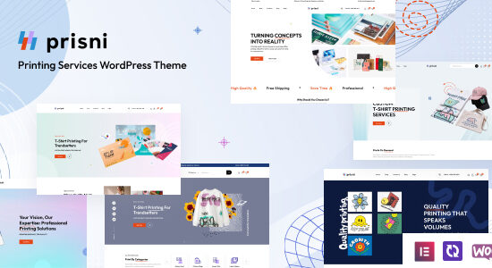 Prisni – Dịch vụ in ấn Theme WordPress