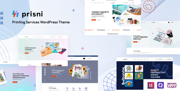 Prisni – Dịch vụ in ấn Theme WordPress