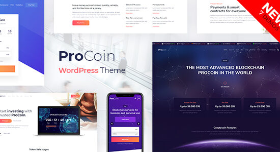 ProCoin - Chủ đề WordPress về ICO & tiền điện tử