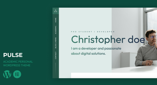 Pulse - Chủ đề WordPress cá nhân mang tính học thuật