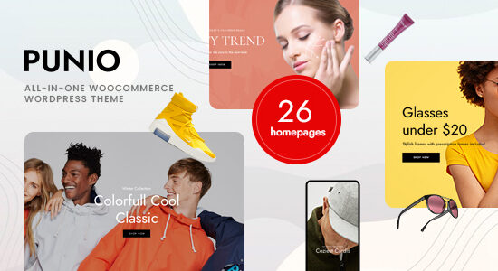 Punio – Chủ đề WordPress WooC Commerce tất cả trong một