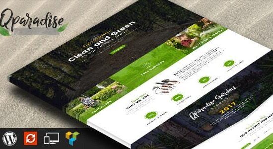 QParadise - Chủ đề WordPress làm vườn và cảnh quan