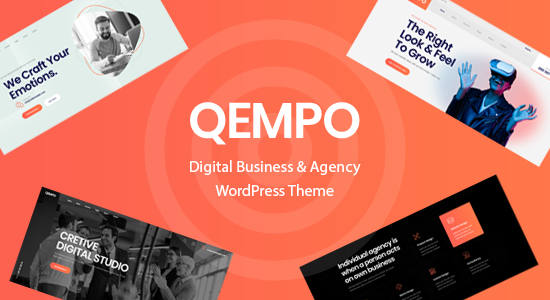 Qempo - Chủ đề WordPress về dịch vụ đại lý kỹ thuật số