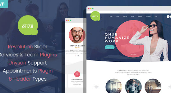 Qhab - Chủ đề WordPress về không gian làm việc và văn phòng