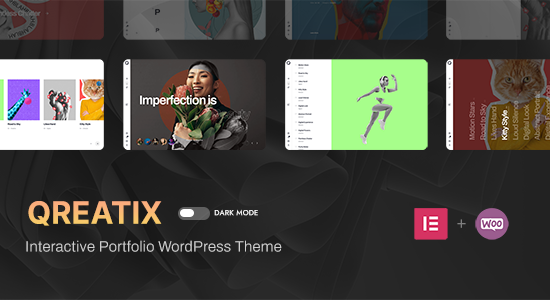 Qreatix – Chủ đề WordPress danh mục đầu tư tương tác