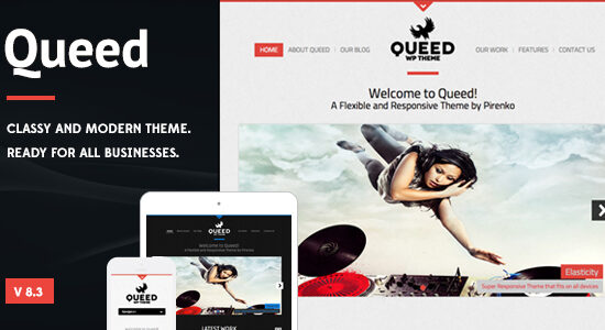 Queed - Chủ đề WordPress dành cho doanh nghiệp