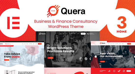 Quera – Chủ đề WordPress tư vấn kinh doanh