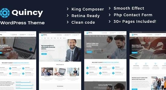 Quincy - Chủ đề WordPress tư vấn kinh doanh