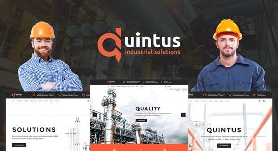 Quintus - Chủ đề WordPress Công nghiệp & Kỹ thuật