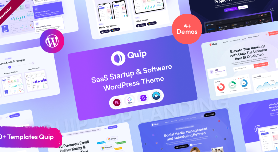 Quip - Chủ đề WordPress Phần mềm & Khởi nghiệp Saas