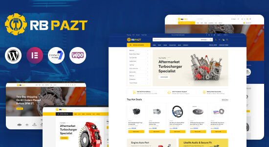 RBpazt - Chủ đề WooC Commerce về phụ tùng ô tô