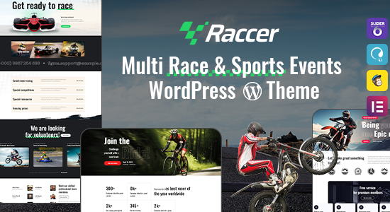 Racer - Chủ đề WordPress về cuộc đua & sự kiện thể thao