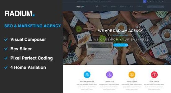 Radium - Chủ đề WordPress dành cho SEO/Cơ quan kỹ thuật số