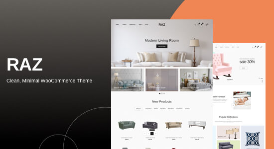 Raz - Chủ đề WooC Commerce tối giản
