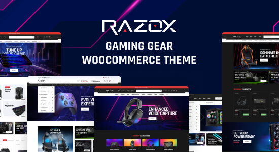 Razox - Chủ đề WooC Commerce của Gaming Gear