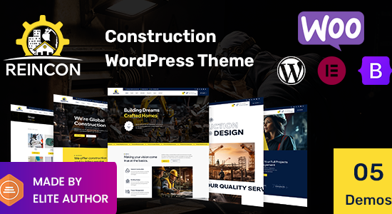 Reincon - Chủ đề WordPress xây dựng