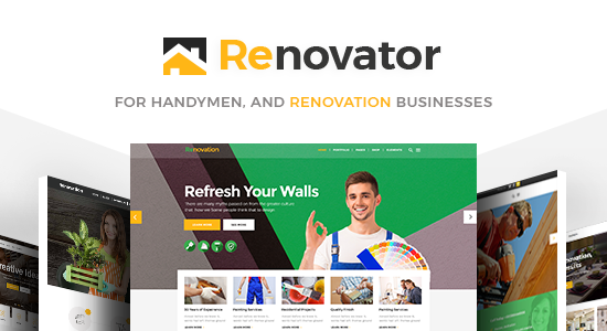 Renovator - Nhà thầu và chủ đề kinh doanh cải tạo