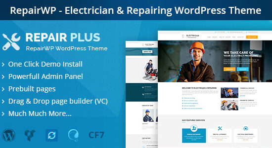 RepairWP - Theme WordPress sửa chữa điện tử, di động và máy tính