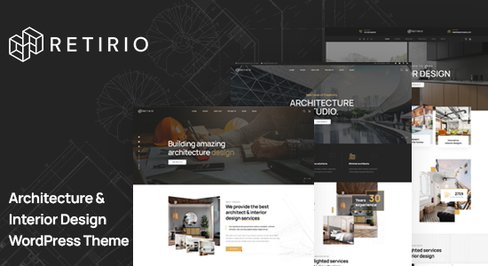 Retirio - Chủ đề WordPress về Kiến trúc và Nội thất