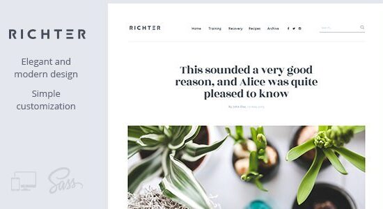 Richter – Chủ đề blog WordPress sáng tạo