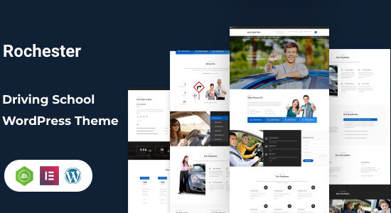 Rochester - Chủ đề WordPress của trường dạy lái xe