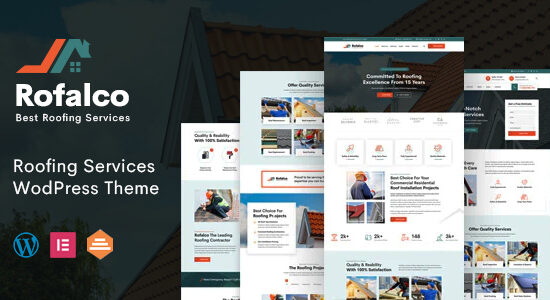 Rofalco - Dịch vụ lợp mái WordPress Theme