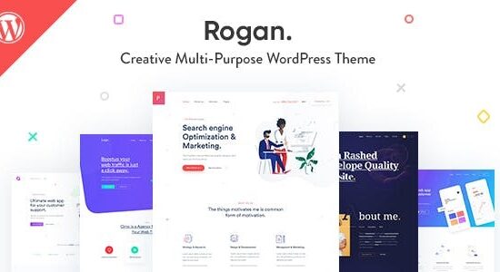 Rogan - Chủ đề WordPress đa năng sáng tạo dành cho đại lý, Saas, danh mục đầu tư