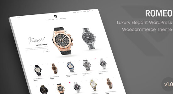 Romeo - Chủ đề WordPress WooC Commerce hiện đại sang trọng