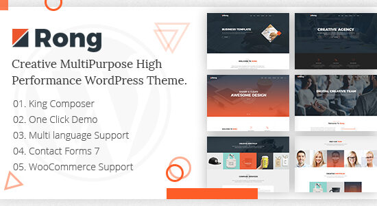 Rong - Theme WordPress sáng tạo đa năng